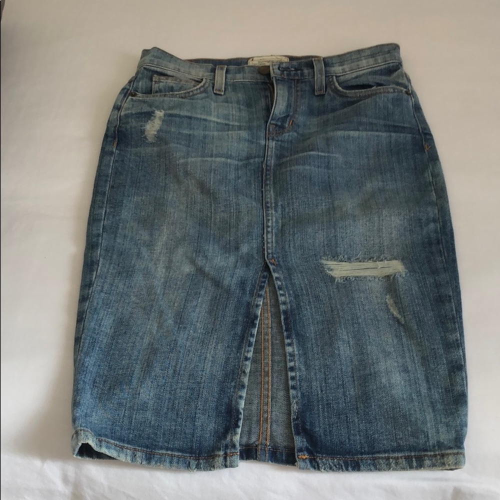 Current Elliot Denim Pencil Skirt 24